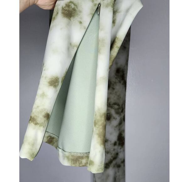 Zara Tie Dye Flared Leggings Pants Side Zip - Picture 7 of 11